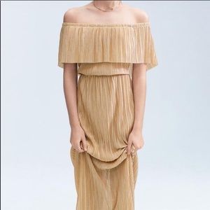 Dress the Population Athena Gold Dress